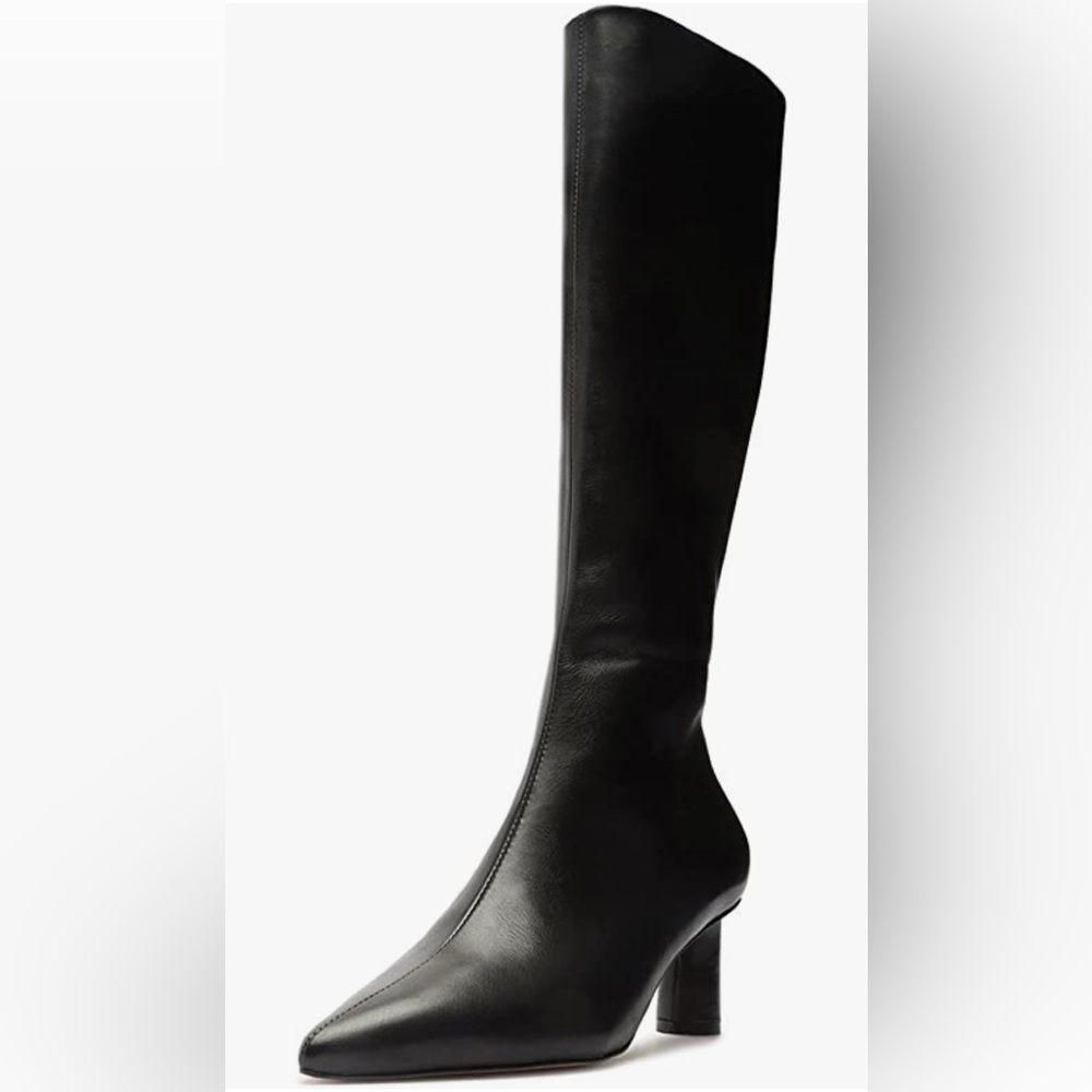 Nwt-Arezzo Women's Leny Boot Mid Block, Size 9.5 - image 1